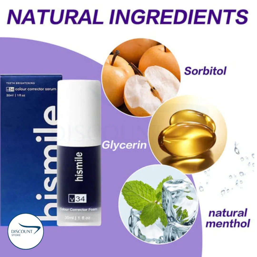 V34 Teeth Whitening Serum - (IMPORTED) - Free Delivery