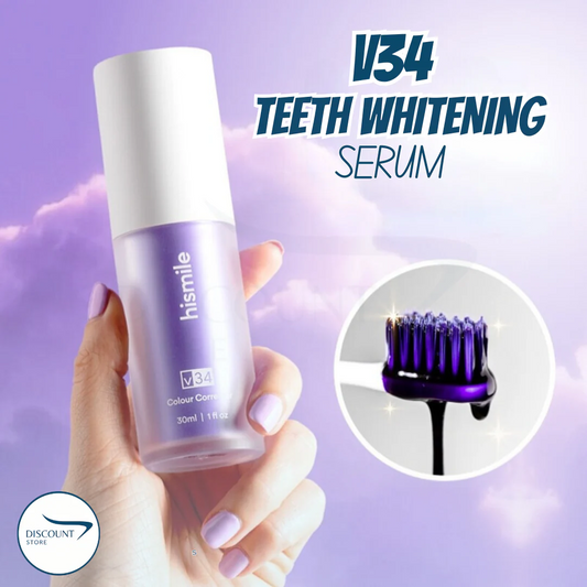 V34 Teeth Whitening Serum - (IMPORTED) - Free Delivery